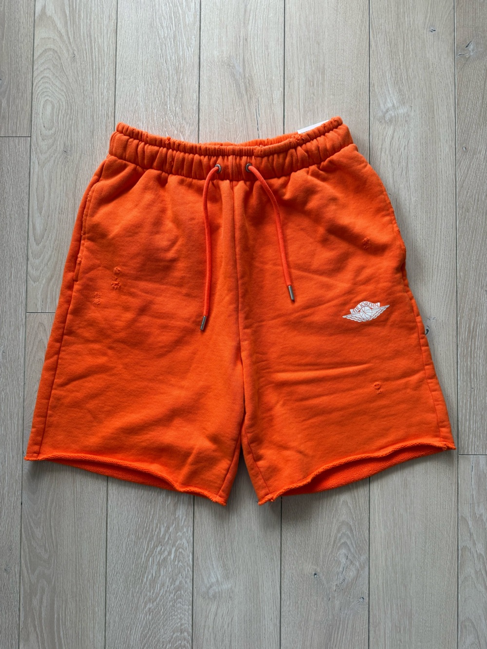 NWT Air Jordan Rare Air French Terry Shorts Men’s Brilliant Orange/Sail Size S
